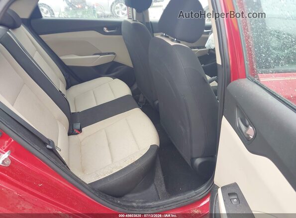 3KPC24A68NE160711 2022 HYUNDAI ACCENT Red Widok naklejki z numerem VIN