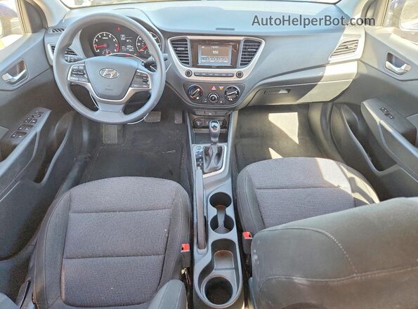 3KPC24A68NE163608 2022 HYUNDAI ACCENT Blue წინა პანელის ხედი