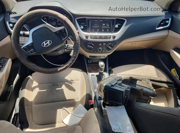 3KPC24A68NE176505 2022 HYUNDAI ACCENT White Вид панелі приладів