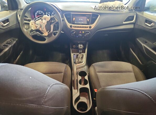 3KPC24A69ME134102 2021 HYUNDAI ACCENT Black წინა პანელის ხედი