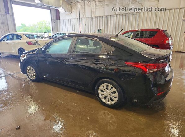 3KPC24A69ME134102 2021 HYUNDAI ACCENT Black უკანა მარცხენა