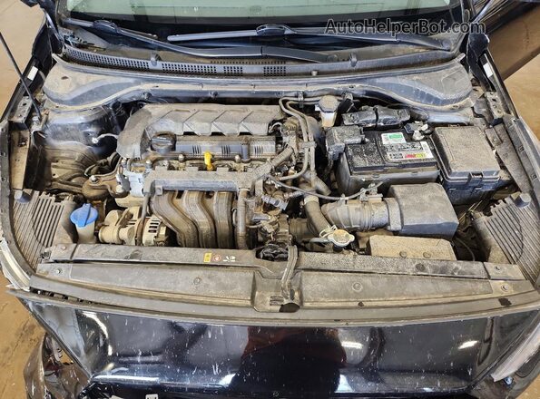 3KPC24A69ME134102 2021 HYUNDAI ACCENT Black უკანა სალონის ხედი