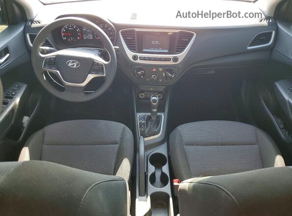 3KPC24A69NE154965 2022 HYUNDAI ACCENT Gray Dashboard view