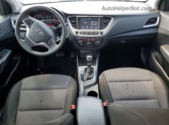 3KPC24A69NE160796 2022 HYUNDAI ACCENT Silver Առջևի վահանակի տեսք