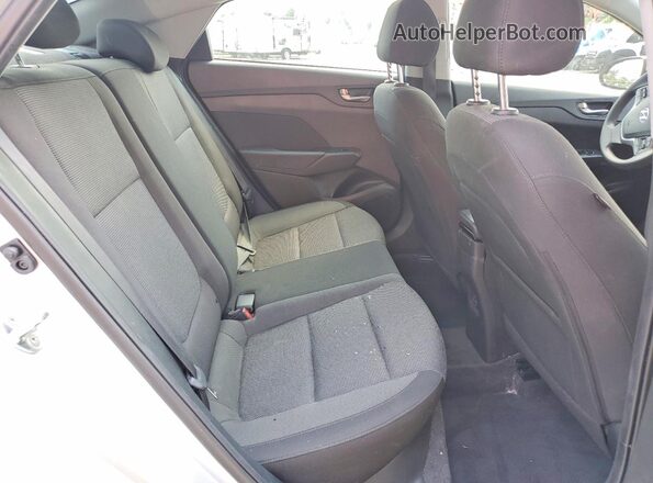 3KPC24A69NE160796 2022 HYUNDAI ACCENT Silver Հետևի նստատեղերի տեսք