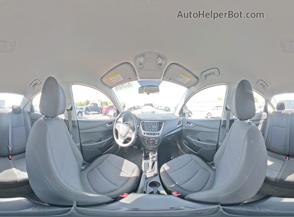 3KPC24A69NE175119 2022 HYUNDAI ACCENT Silver სალონის 360-გრადუსიანი ხედი
