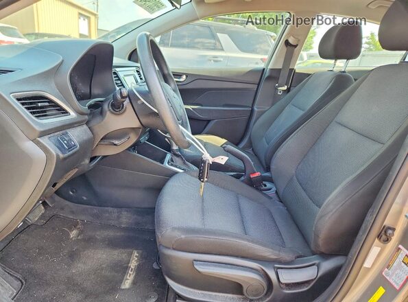 3KPC24A69NE175539 2022 HYUNDAI ACCENT Gray Vista interior delantera