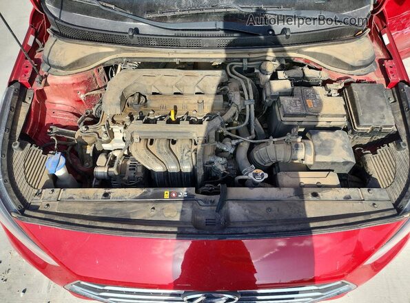 3KPC24A69NE183219 2022 HYUNDAI ACCENT Maroon Vista interior trasera