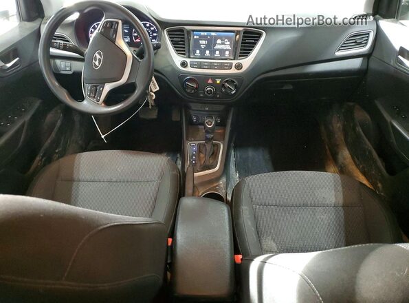 3KPC24A6XLE100863 2020 HYUNDAI ACCENT Серебряный Вид панели приборов