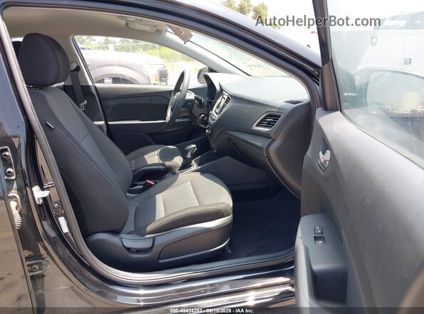 3KPC24A6XLE118716 2020 HYUNDAI ACCENT Black Вид салону спереду