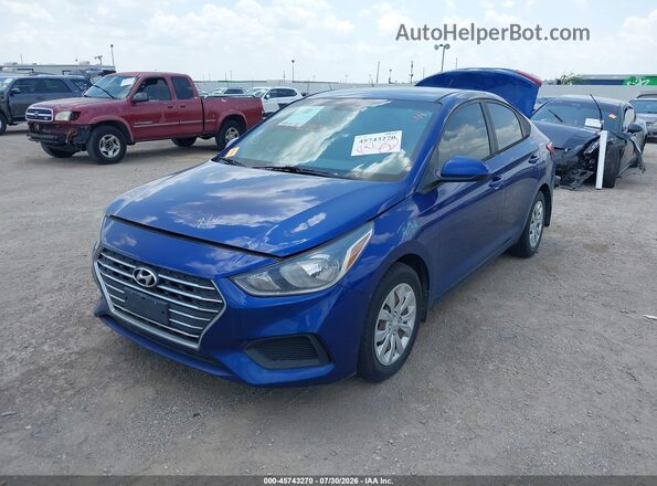 3KPC24A6XLE120692 2020 HYUNDAI ACCENT Синий Передняя левая четверть