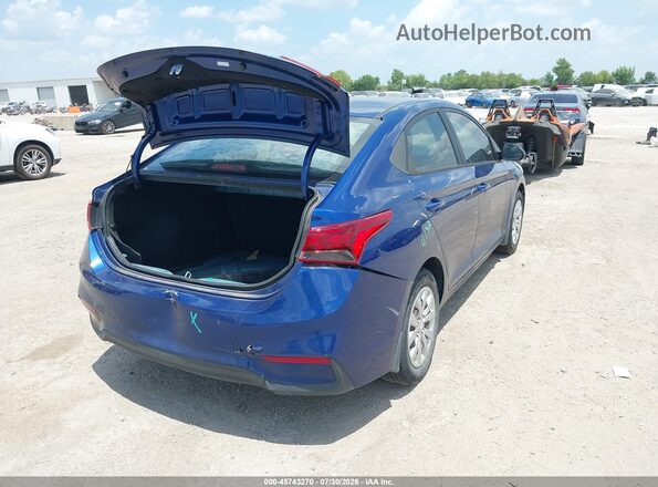 3KPC24A6XLE120692 2020 HYUNDAI ACCENT Синий Задняя правая четверть