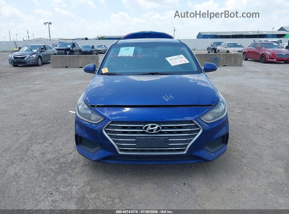 3KPC24A6XLE120692 2020 HYUNDAI ACCENT Синий Вид щитка приборов