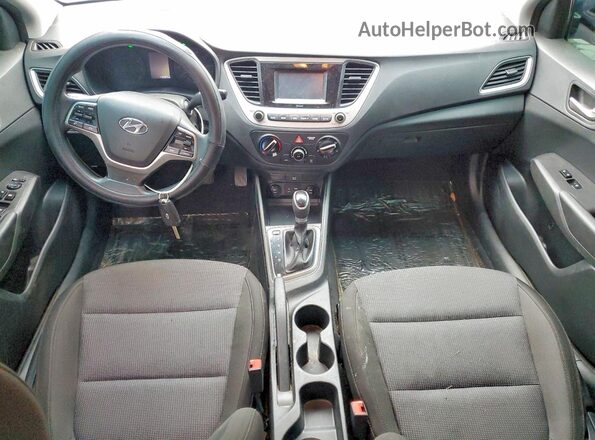 3KPC24A6XME131368 2021 HYUNDAI ACCENT Blue Widok deski rozdzielczej