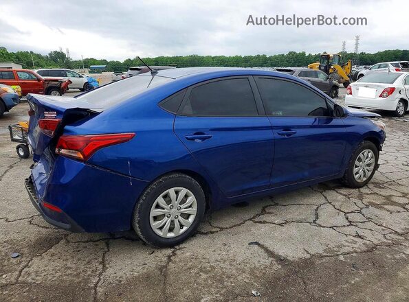 3KPC24A6XME131368 2021 HYUNDAI ACCENT Blue Tył prawy