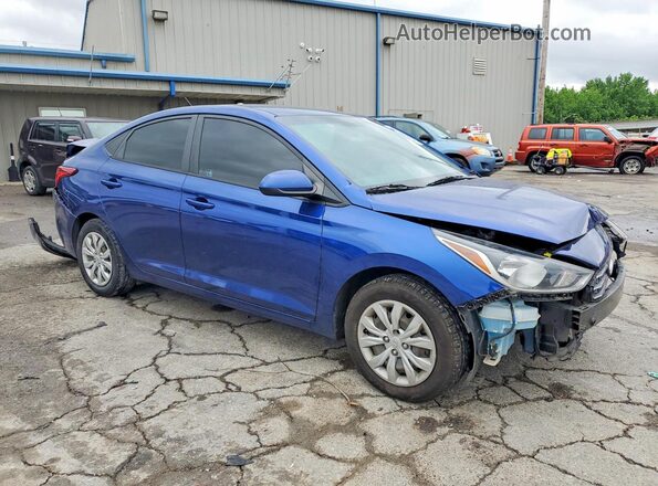 3KPC24A6XME131368 2021 HYUNDAI ACCENT Blue Przód prawy