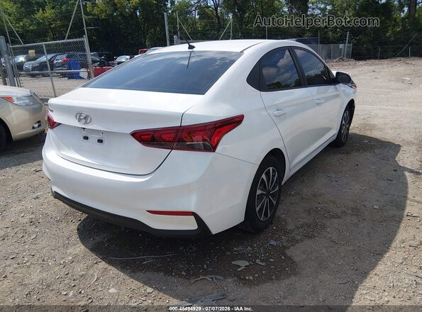 3KPC24A6XME138949 2021 HYUNDAI ACCENT White Հետևի աջ