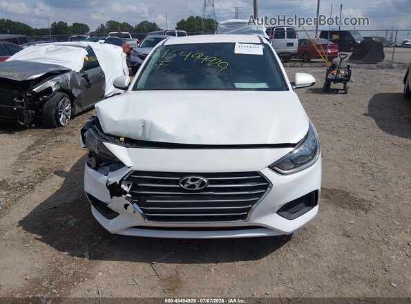 3KPC24A6XME138949 2021 HYUNDAI ACCENT White Սարքավորումների վահանակի տեսք