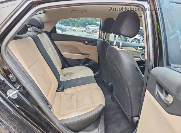 3KPC24A6XME146341 2021 HYUNDAI ACCENT Black Вид задніх сидінь
