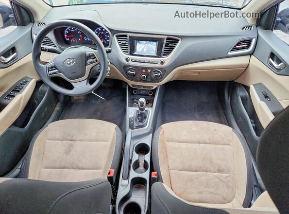 3KPC24A6XME146341 2021 HYUNDAI ACCENT Black Вид панелі приладів