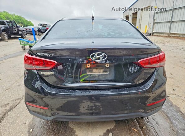 3KPC24A6XME146341 2021 HYUNDAI ACCENT Black Вид ззаду