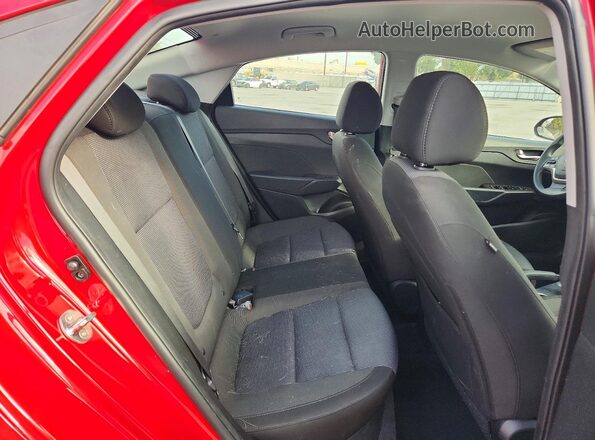 3KPC24A6XNE187506 2022 HYUNDAI ACCENT Красный Вид задних сидений