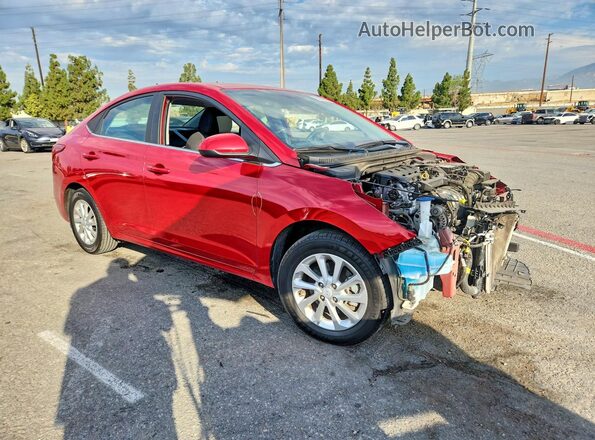 3KPC24A6XNE187506 2022 HYUNDAI ACCENT Красный Передняя правая четверть