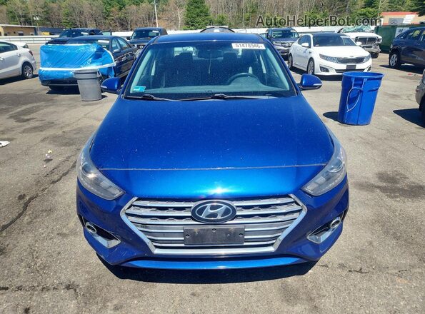 3KPC34A38JE005282 2018 HYUNDAI ACCENT Blue Front view