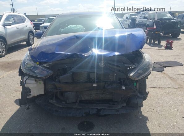 3KPC34A3XJE004876 2018 HYUNDAI ACCENT Blue Սարքավորումների վահանակի տեսք