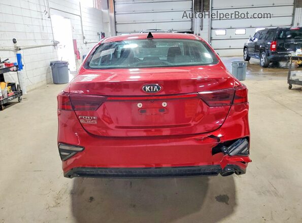 3KPF24AD0KE058651 2019 KIA FORTE Red Vista trasera