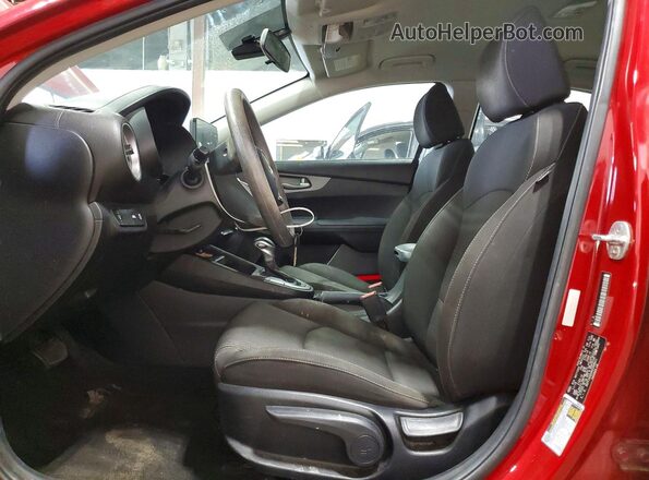 3KPF24AD0KE058651 2019 KIA FORTE Red Vista interior delantera