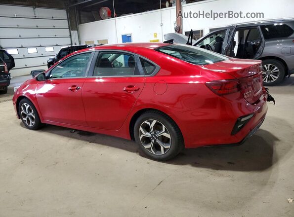 3KPF24AD0KE058651 2019 KIA FORTE Red Trasero izquierdo