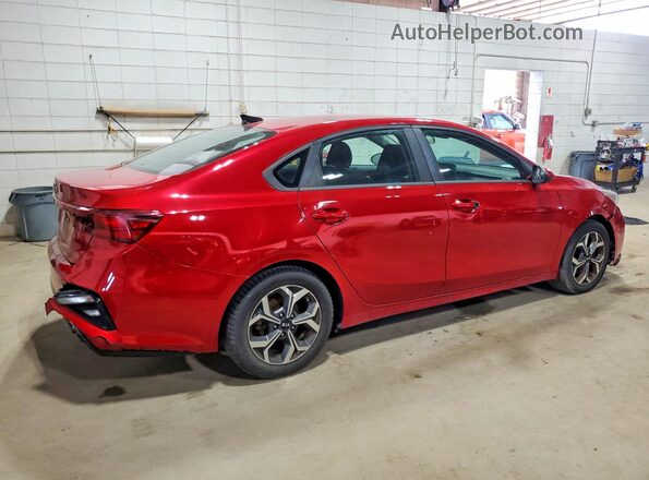 3KPF24AD0KE058651 2019 KIA FORTE Red Trasero derecho