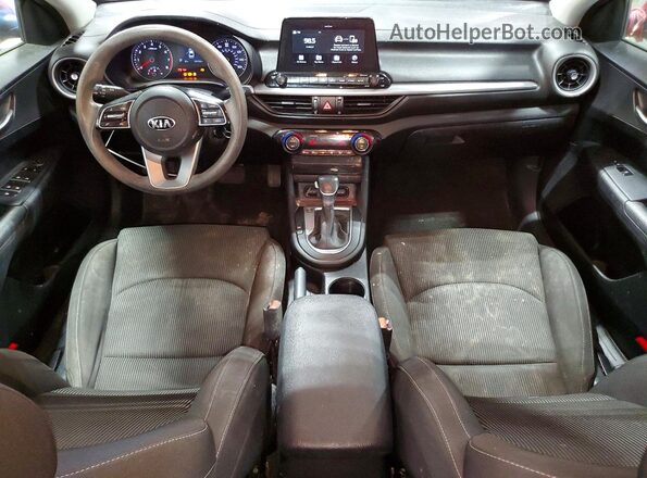 3KPF24AD0KE058651 2019 KIA FORTE Red Vista del salpicadero