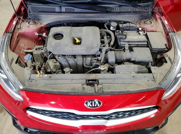 3KPF24AD0KE058651 2019 KIA FORTE Red Vista interior trasera