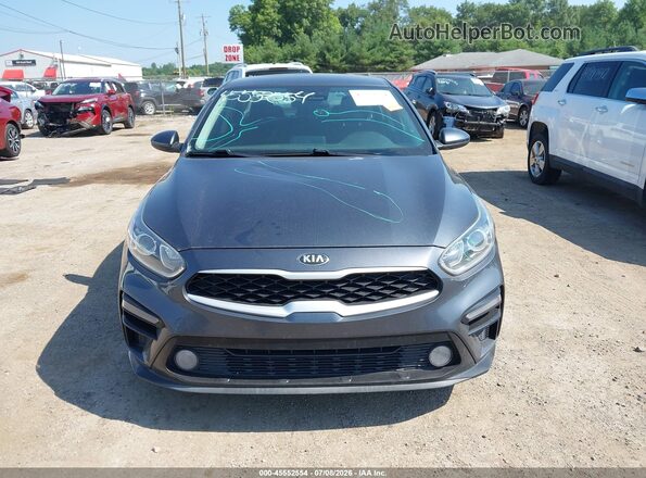 3KPF24AD0KE092721 2019 KIA FORTE Gray Widok zestawu wskaźników