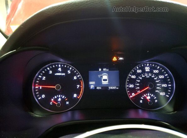 3KPF24AD0KE124390 2019 KIA FORTE Red ხელსაწყოთა პანელის ხედი