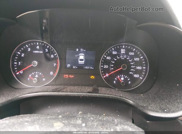 3KPF24AD0KE131839 2019 KIA FORTE White უკანა სავარძლების ხედი