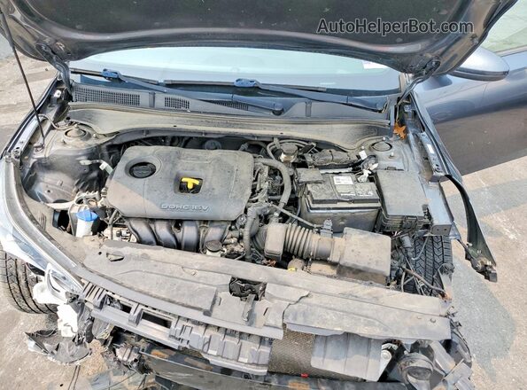 3KPF24AD0LE173879 2020 KIA FORTE Charcoal უკანა სალონის ხედი