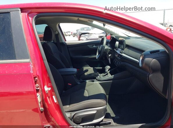 3KPF24AD0LE200286 2020 KIA FORTE Красный Вид салона спереди