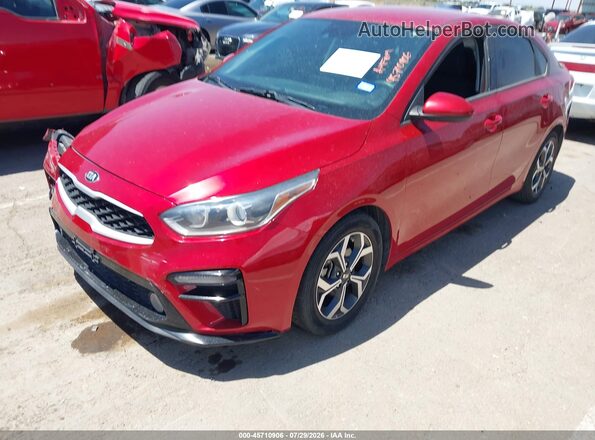 3KPF24AD0LE200286 2020 KIA FORTE Красный Передняя левая четверть