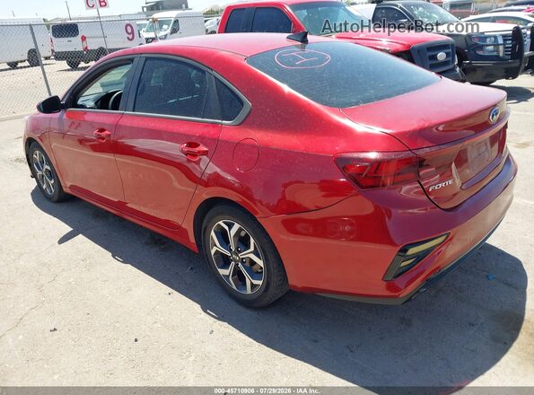 3KPF24AD0LE200286 2020 KIA FORTE Красный Задняя левая четверть
