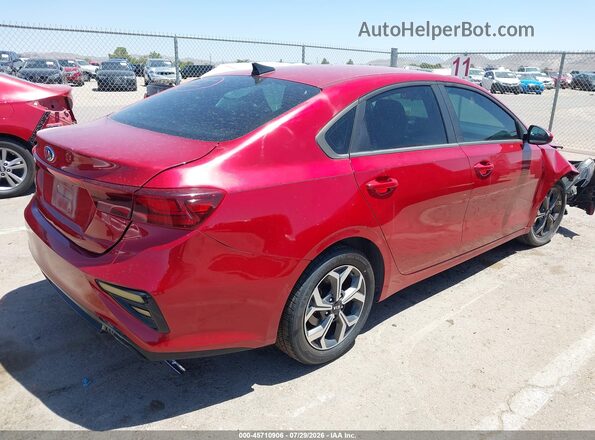 3KPF24AD0LE200286 2020 KIA FORTE Красный Задняя правая четверть