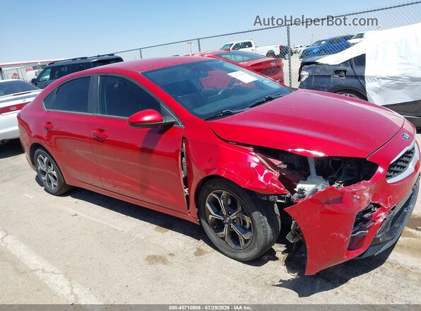 3KPF24AD0LE200286 2020 KIA FORTE Красный Вид задней части салона
