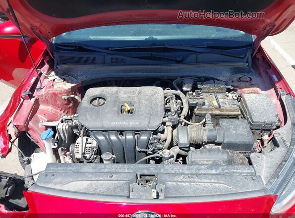 3KPF24AD0LE200286 2020 KIA FORTE Красный Вид сзади