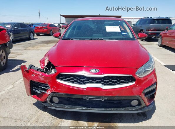3KPF24AD0LE200286 2020 KIA FORTE Красный Вид щитка приборов