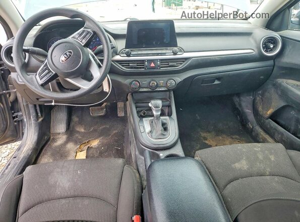 3KPF24AD0LE212986 2020 KIA FORTE Gray Dashboard view