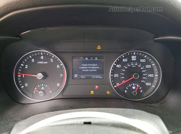 3KPF24AD0LE257376 2020 KIA FORTE Black Vista del cuadro de instrumentos