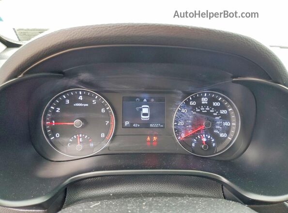 3KPF24AD0ME285177 2021 KIA FORTE Серый Вид щитка приборов