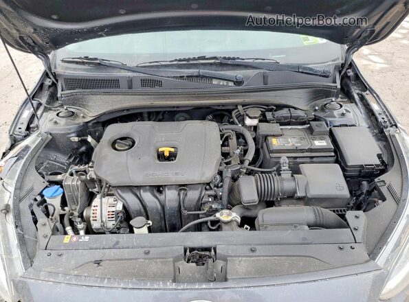 3KPF24AD0ME285177 2021 KIA FORTE Серый Вид задней части салона